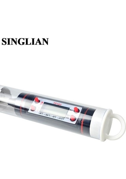 Siyah TP101 Elektronik Gıda Termometresi Mutfak Yağı Termometre Elektron Probu Sıvı Barbekü Pişirme Dijital Ekran Sıcaklık Kalem Ölçer (Yurt Dışından) indirimleri