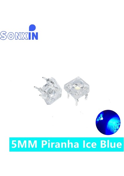 Mavi 50 Adet 5mm F5 Piranha LED Beyaz Kırmızı Turuncu Amber Şeffaf 5mm LED Diyot Işık Yayan Diyotlar 4-Pins Piranha LED Diodos Parlaklık (Yurt Dışından) indirimleri