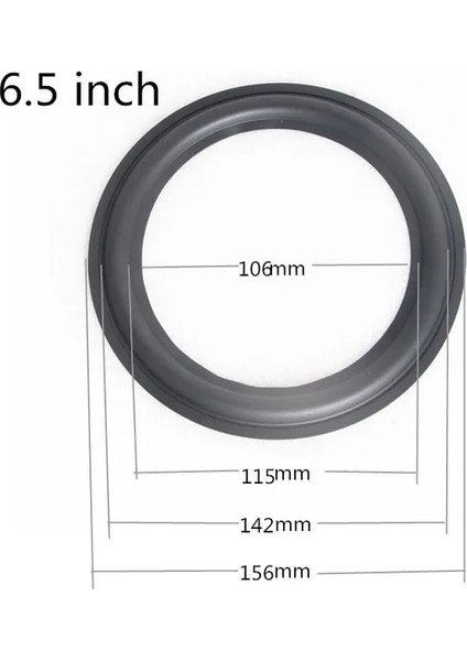 6.5 Inç 4/5/6.5/8/10/12 Inç Hoparlör Kauçuk Çevreleyen Kenar Sünger Hoparlör Parçaları Aksesuarları Ses Aktif Hoparlörler (Yurt Dışından)