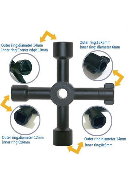 Stil 4 Çapraz Üçgen Anahtar Tren Elektrikli Asansör Kabini Vana Alaşımlı Üçgen/kare (Yurt Dışından) fiyatları