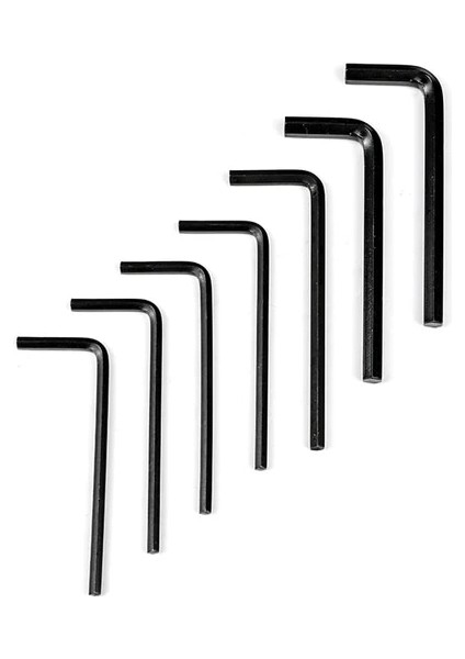 Siyah Kaplama 1.5mm 20 Adet Nındejın 2-20 Adet L Şekilli Altıgen Altıgen Anahtar Allen Anahtarı 0.9mm 1.5mm 2mm 2.5mm 3mm 4mm 5mm 6mm 8mm Karbon Çelik Allen Anahtarı (Yurt Dışından)