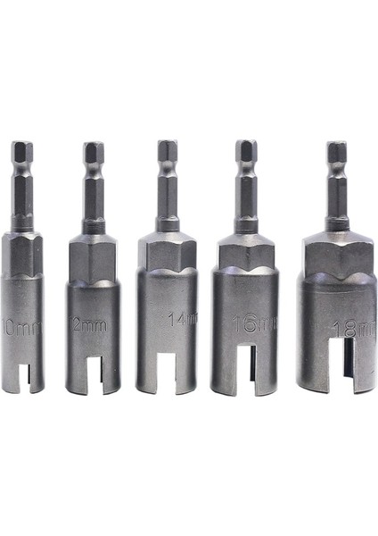 H12MM Kelebek Cıvata Soket Anahtarı 1/4 "hex Shank Güç Kanat Somun Sürücü Yuvası Kanat Somun Matkap Ucu 10/12/14/16/18MM Panel Somun Vidaları Için (Yurt Dışından)