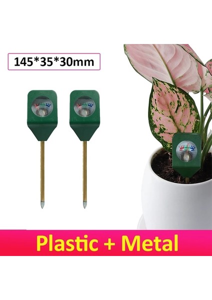 2 Adet Test Cihazı Mini Taşınabilir Higrometre Test Cihazı Toprak Nemi Sıcaklık Ölçer Dedektörü Bahçe Tesisi Çiçek Saksı Toprak Analiz Aracı (Yurt Dışından)