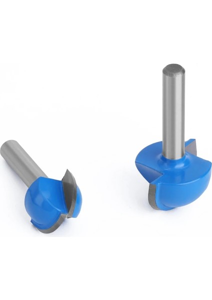 05 1 Adet 1/4 "6.35MM Shank Ahşap Oyma Topu Burun Yönlendirici Bit Yuvarlak Freze Ahşap Için Kesici Cnc Yarıçapı Çekirdek Kutusu Katı Karbür Araçları (Yurt Dışından)