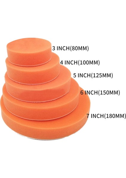 5 Inç-Düz Tip 1 Adet 1/3/5 Adet 3 "/4"/5 "/6"/7" Sünger Köpük Parlatma Pedleri Parlatma Pedleri Araba Güzellik Ağda Parlatma Pedi Sünger Köpük Parlatma Pedi (Yurt Dışından) modelleri