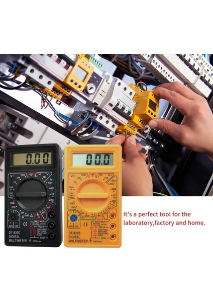 YB50502 DT-830D Mini Cep Dijital Multimetre 1999 Sayımlar Volt Amp Ohm Diyot Hfe Süreklilik Test Cihazı Ampermetre Voltmetre Ohmmetre (Yurt Dışından)
