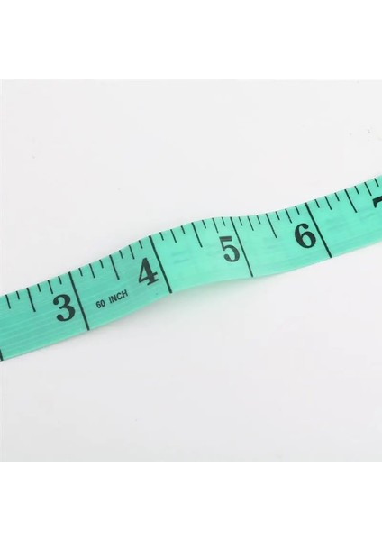 1.5m Vücut Ölçüm Cetveli Dikiş Terzi Mezura Mini Yumuşak Düz Cetvel Santimetre Metre Dikiş Ölçüm Bandı (Yurt Dışından)