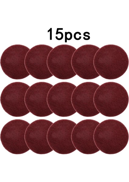 15 Adet 400 5 Adet 4'' Matkap Güç Fırça Kiremit Scrubber Ovma Parlatma Pedi 240 400 800 Ev Temizlik Bezi Aracı Banyo Zemin Küvet (Yurt Dışından)