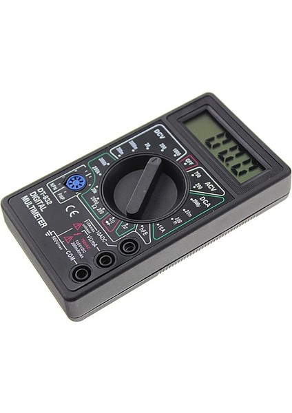 Siyah Profesyonel DT832 Dijital Multimetre LCD Dc Ac Voltmetre Ampermetre Ohm Test Cihazı Dropshipping (Yurt Dışından)