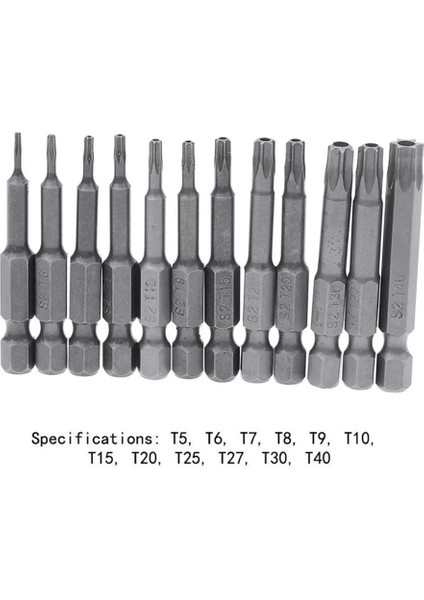 T30 1 Adet 50MM Torx Tornavida Bit Manyetik Tek Kafa Altıgen Alaşımlı Çelik Torx Çapraz Elektrikli Tornavida Araçları Aksesuarları (Yurt Dışından) fırsatları