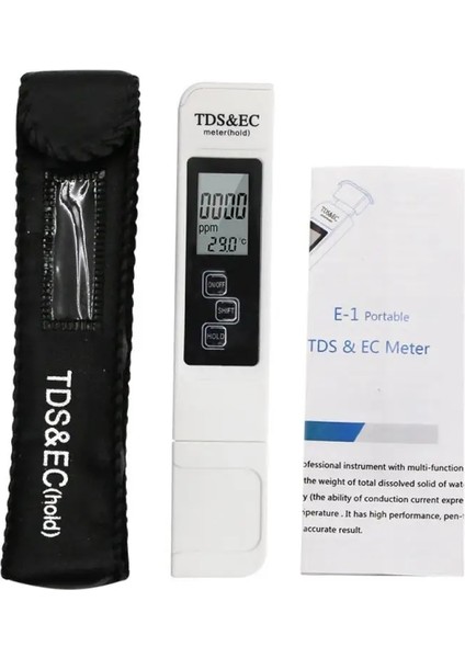 Beyaz Ph Ölçer Tds Metre Dijital Su Kalitesi Test Cihazı 0-14 Ph Ölçer Test Cihazı 0-9990PPM Tdsec LCD Su Saflığı Ppm Akvaryum Filtresi (Yurt Dışından) indirimleri