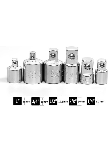 1 4 3 8 1/4 "3/8" 1/2 "sürücü Cırcır Lokma Seti Pnömatik Darbe Anahtarı Bağlantı Soket Adaptörü Dişi Erkek Dönüştürücü El Tamir Araçları (Yurt Dışından)