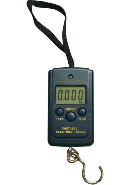 40 kg 10G Siyah Kasa 40 KG/10G Mini Dijital Ölçeği Balıkçılık Bagaj Seyahat Ağırlık Steelyard Asılı Elektronik Kanca Ölçeği Ağırlık Aracı LCD Ekran (Yurt Dışından)