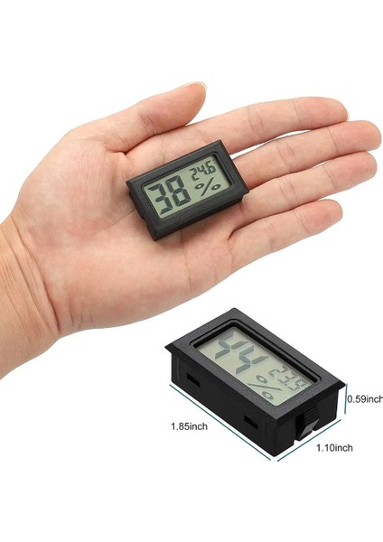 Beyaz Mini Kablosuz Dijital LCD Kapalı Uygun Sıcaklık Sensörü Nem Ölçer Termometre Higrometre Ölçer (Yurt Dışından) modelleri