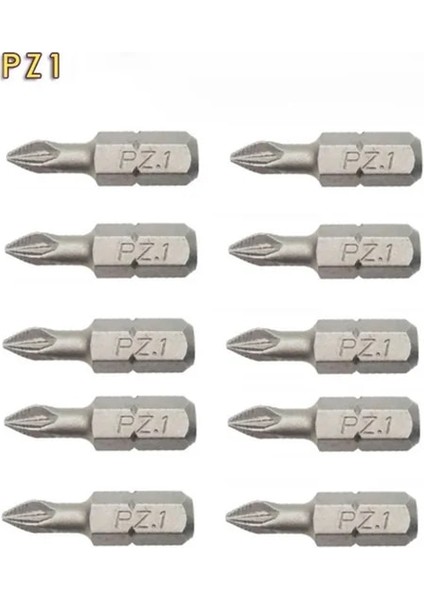 Pz1 10 Adet 25MM Kaymaz Elektrikli Hex Shank Manyetik Tornavida Matkap Ucu Seti Hex Shank Tornavida Bit Ph1 Ph2 Ph3 Pz1 Pz2 Pz3 (Yurt Dışından)