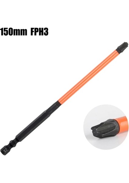 150MM Fph3 Özel Manyetizma Çapraz Tornavida Bit Fph1 Fph2 Fph3 Somun Sürücüleri 65-150MM Soket Anahtarı Elektrikli El Aletleri (Yurt Dışından)