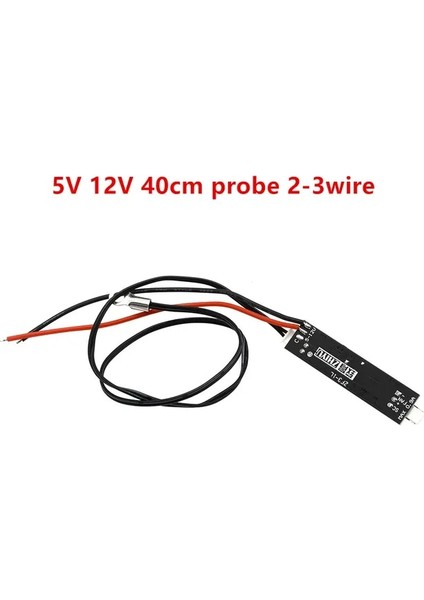 6 Dc 5V 12V 2-4 Telli Pwm Fan Sıcaklık Kontrolü Hız Kontrol Cihazı Vali Regülatörü 10/40CM Prob Pc Bilgisayar Cpu Fan Soğutucu (Yurt Dışından)