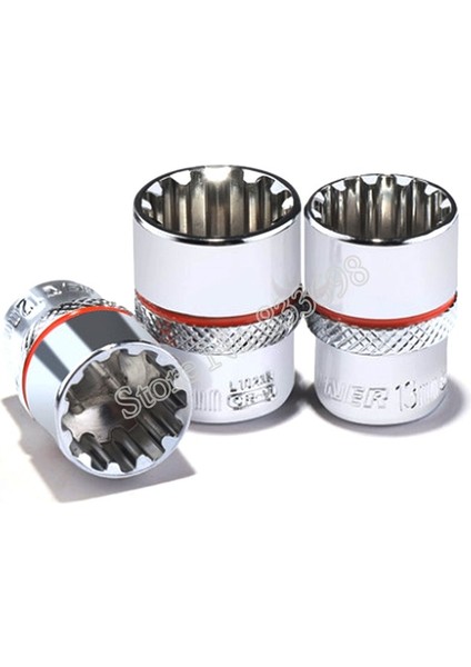 13MM Bir Adet 12 Nokta Anahtar Soket Bit 1/4 "kombinasyon Tahrik Somunu Cr-V Sekiz Vida Için Oto Araba Tamir El Aletleri (Yurt Dışından)