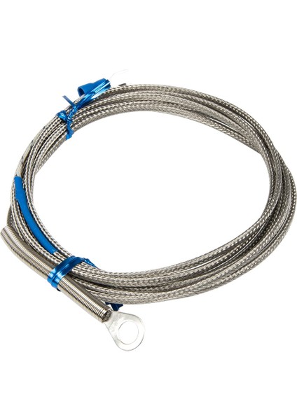 K 5mm Delik FTARR01 K E Tipi 2m Metal Ekranlama Kablosu 5mm 6mm 8mm 14MM Çaplı Delik Halka Başlı Termokupl Sıcaklık Sensörü (Yurt Dışından)
