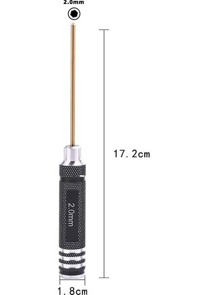 1 Adet 2.5mm H1.5-3mm Allen Altıgen Tornavida Anahtar 1.5mm 2mm 2.5mm 3mm Altıgen Vidalama Rc Helikopter Drone Uçak Modeli Onarım Aracı (Yurt Dışından)