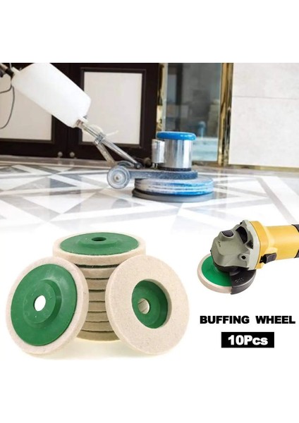 Siyah 1 Adet 1/3 Adet 4 ''yuvarlak Parlatma Çarkı Keçe Yün Parlatıcı Parlatıcılar Ped Tampon Disk Araçları (Yurt Dışından) fırsatları