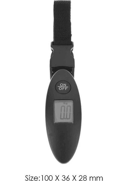 Siyah 100G/40KG Dijital Sıvı Kristal Ekran Elektronik Bagaj Ölçeği Taşınabilir Bavul Ölçeği Tartı Aracı Doğru Tartı Ölçeği (Yurt Dışından) indirimleri