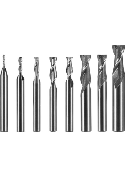 9mm 1 Pc Hss 2 Flüt Uçlu Freze Kesici 1MM-12MM Cnc Düz Şaft Freze Ağaç Işleme Tezgahı End Mill Yönlendirici Bit Ahşap Kesim (Yurt Dışından)