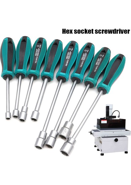 H6.0mm Metal Soket Sürücü Anahtarı Tornavida Altıgen Somun Anahtar Somun Sürücü El Aletleri Parafusadeira 3-14MM Profesyonel El Aletleri Инструменты (Yurt Dışından) fiyatları