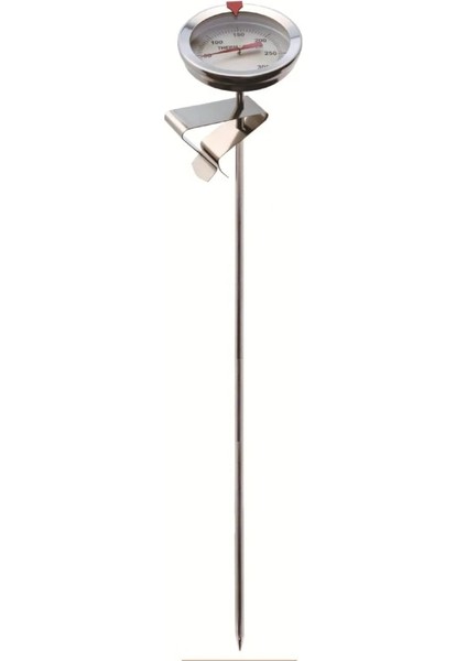 30CM 11.8in Anında Okuma Et Termometresi Derin Kızartma Termometresi Fırın Termometresi Yemeklik Yağ Için Derin Kızartma Fry Barbekü Izgara 2 Tip Q84D (Yurt Dışından)