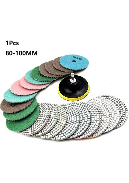 50,1 Adet 3 Inç 3 "4"80-100MM Islak Buff Disk Aşındırıcı Reçine Seramik Parlatma Pedleri Granit Polimento Aracı Kuvars Zımpara Taşı Mermer 1 Adet (Yurt Dışından)