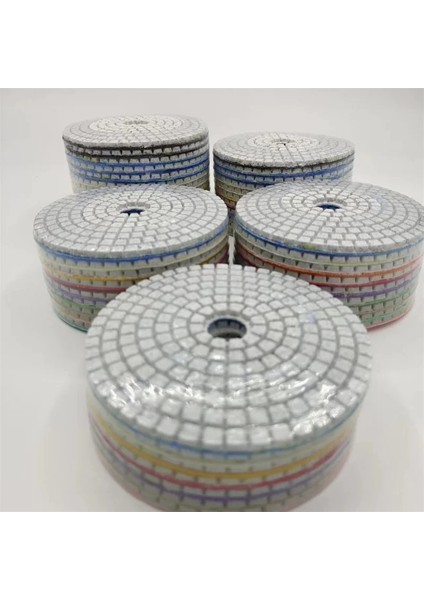 50,1 Adet 3 Inç 3 "4"80-100MM Islak Buff Disk Aşındırıcı Reçine Seramik Parlatma Pedleri Granit Polimento Aracı Kuvars Zımpara Taşı Mermer 1 Adet (Yurt Dışından)
