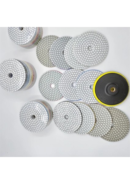 50,1 Adet 3 Inç 3 "4"80-100MM Islak Buff Disk Aşındırıcı Reçine Seramik Parlatma Pedleri Granit Polimento Aracı Kuvars Zımpara Taşı Mermer 1 Adet (Yurt Dışından)