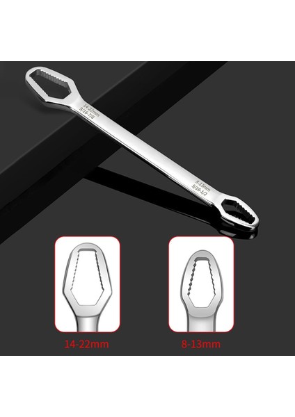 145MM 3-17MM 8-22MM 3-17 mm Çift Kafalı Torx Anahtarı Ayarlanabilir Gözlük Için El Aletleri Evrensel Torx Anahtarı Kendinden Sıkma Anahtarı (Yurt Dışından) indirimleri