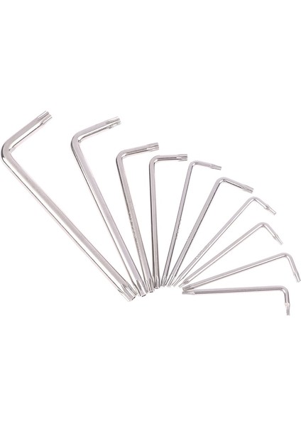 T30 Delikli T6 T7 T8 T9 T10 T15 T20 T25 T30 T40 Altı Loblu Torx Kafa Kurcalamaya Dayanıklı Güvenlik Cıvatası Delik Tornavida Tornavida Anahtarı (Yurt Dışından) modelleri