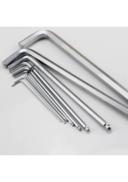 7mm 1 Adet L Şeklı Allen Büyük Uçlu Uzun Kol Altıgen Anahtar Anahtarı Metrık Alen Anahtar 1.5 ~ 24MM (Yurt Dışından)