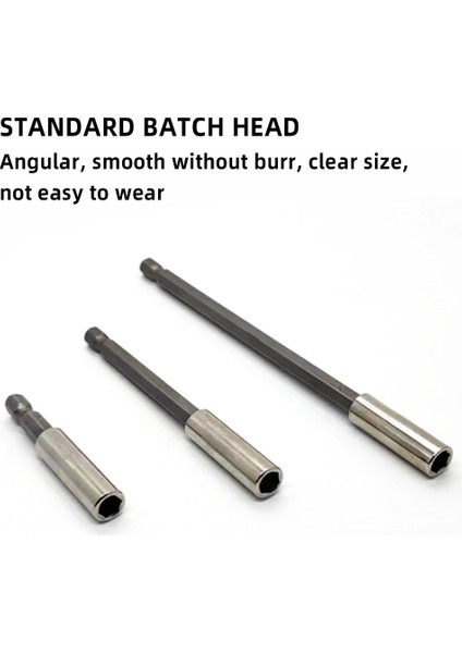 150MM 60/100/150MM Tornavida Bit Tutucu 1/4 ''hex Shank Uzatma Çubuğu Hızlı Değişim Tornavida Ipuçları Tutucu Soket El Aracı (Yurt Dışından) indirimleri