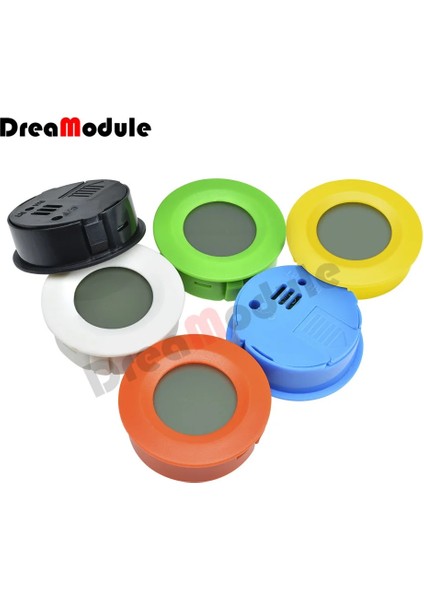Siyah Mini LCD Dijital Neme Termometre Higrometre Buzdolabı Dondurucu Test Cihazı Termohigrometre Dedektörü Termometre Pet Araba (Yurt Dışından)