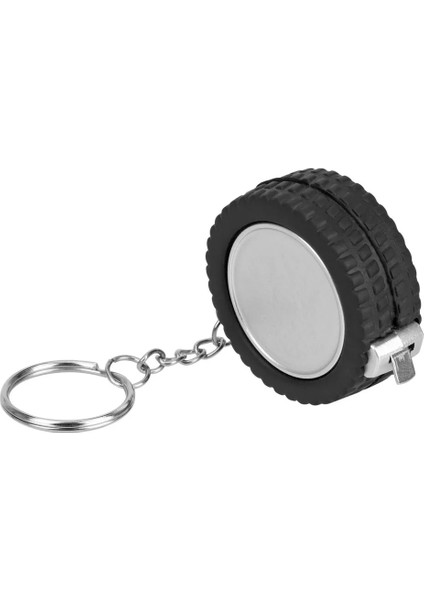 B 2 Adet 1 M Mezura Lastik Şekli Mini Geri Çekilebilir Bant Santimetre/ayak Anahtarlık Cetvel Seyahat Kamp Için Dikiş Aracı (Yurt Dışından)