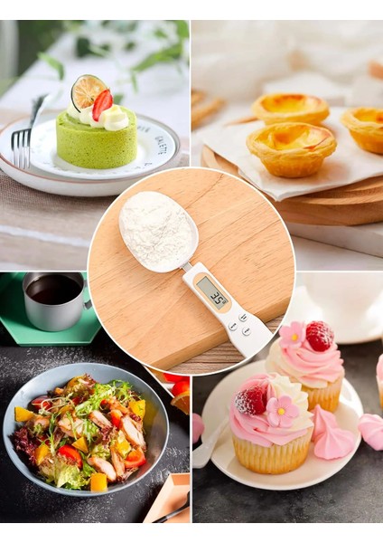 Siyah Dijital Mutfak Terazisi 500G/0.1G Mutfak Ölçüm Kaşığı Gıda Ölçeği Dağıtımı Için Kahve Çekirdekleri Süt Unu Baharat (Yurt Dışından) indirimleri