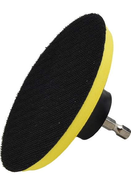 4 Inç 100MM Kanca ve Döngü Parlatma Pedi Döner Destek Pedi M10 Matkap Adaptörü ile Metal Pas Alma Cam Seramik Mermer (Yurt Dışından)