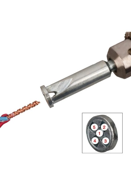 4 Kare 5 Telli Elektrikçi Genel Otomatik Tel Sıyırma ve Bükülmüş Tel Aracı Hızlı Otomatik Striptizci Hat Kablosu Soyma Büküm Konektörü (Yurt Dışından) indirimleri