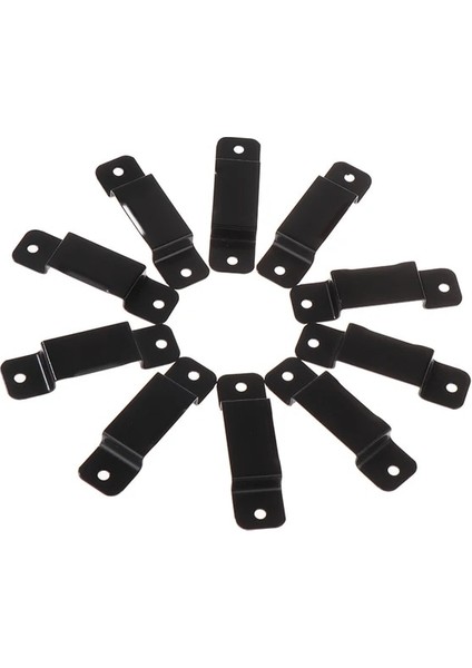 10 Adet 10 Adet Bant Klip Ölçü Kemer Tutucu Ölçme Pantolon Aracı Metal Ölçüm Kılıf Cep Depolama Yedek Montaj Klipleri (Yurt Dışından)
