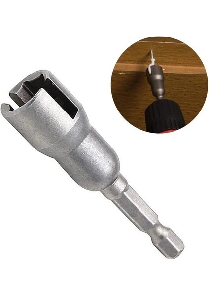 1 Adet Kelebek Cıvata Lokma Anahtar 6.35MM Hex Shank Soket Adaptör Somunu Güç Aracı Için Oluklu Elektrikli Tornavida Dropshipping (Yurt Dışından)