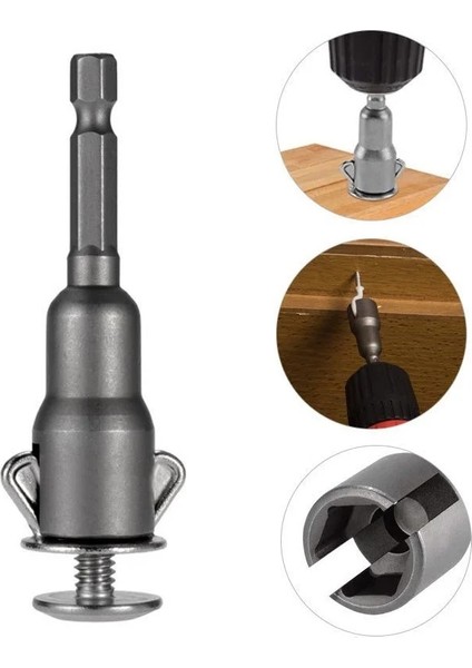 1 Adet Kelebek Cıvata Lokma Anahtar 6.35MM Hex Shank Soket Adaptör Somunu Güç Aracı Için Oluklu Elektrikli Tornavida Dropshipping (Yurt Dışından)