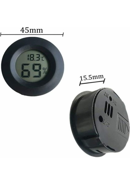 Sarı 2ın1 Mini Termometre Higrometre LCD Dijital Sıcaklık Nem Ölçer Dedektörü Sıcaklık Kapalı Oda Termometresi Higrometre (Yurt Dışından) indirimleri