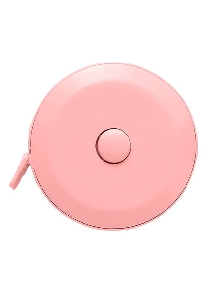 Pembe 2m 200CM Mini Şerit Metre Bant Terzi Cetvel Anahtarlık Ölçüm Bandı Giyim Boyutu Mezura Taşınabilir Dikiş Araçları Aksesuar (Yurt Dışından)