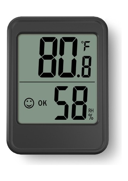 Siyah Thermopro Dijital Higrometre Oda Termometresi Kapalı Elektronik Sıcaklık Nem Monitörü Arkadan Aydınlatmalı Hava Istasyonu (Yurt Dışından)