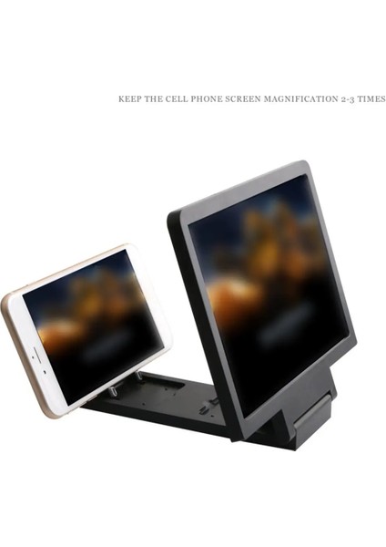 Beyaz 3D Ekranlı Cep Telefonu Amplifikatörü 8 Inç Hd Video Büyüteç Projektör Pratik Taşınabilir Projektörler (Yurt Dışından) indirimleri