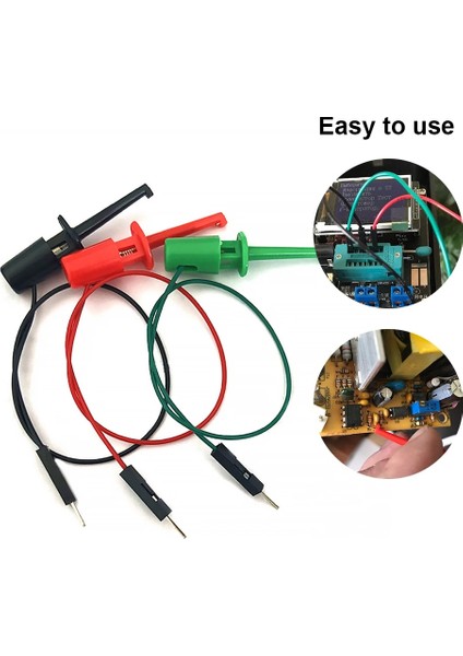 3 Adet 3 Adet Elektrik Kanca Tipi Test Klipsi Enstrümantasyon Transistör Test Cihazı Kanca Tipi Test Klipsi Probları Kiti Erkek Kafa Dupont Hattı (Yurt Dışından) fiyatları