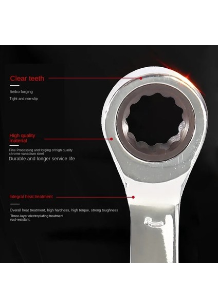 7 cm 1 Adet 6MM-19MM Geri Dönüşümlü Kombinasyon Güdük Tek Anahtar Güdük Kombinasyonu 72 Diş Cırcır Soket Anahtar Somun Tamir Araçları (Yurt Dışından) fırsatları